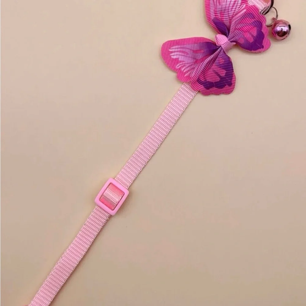 Cat leash, flower cat leash collar, pet supplies